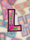 Stick-On Letter Patch - L