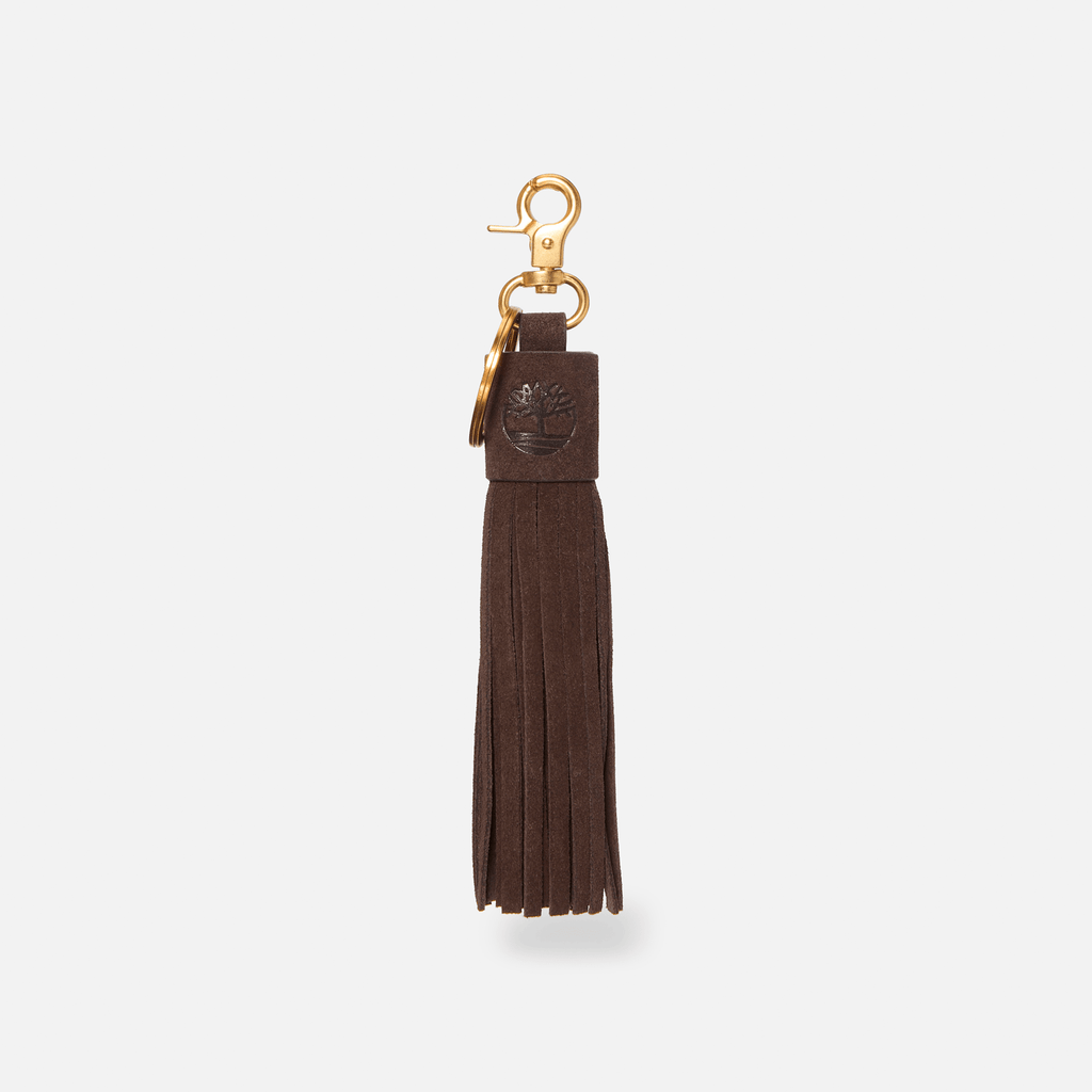 Tassel Bag Charm with KeyRing TBL Brown HERO