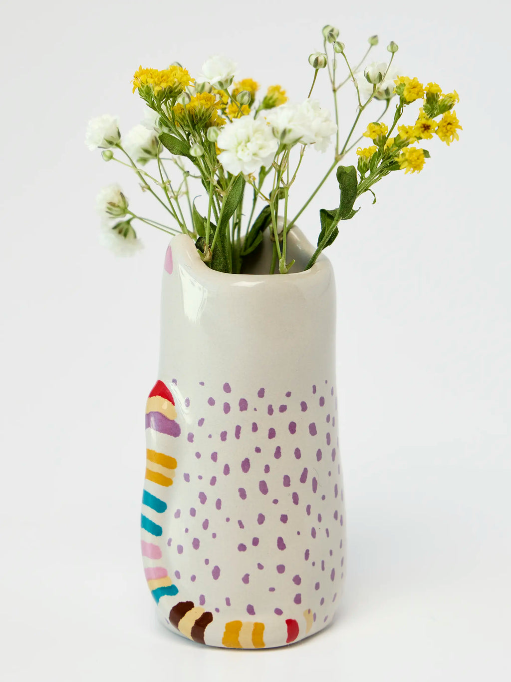 Cutest Little Bud Vase - Stone Grey Cat