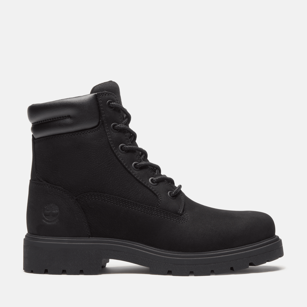 Womens Auburn Falls 6Inch Waterproof Boot TBL Black Nubuck HERO