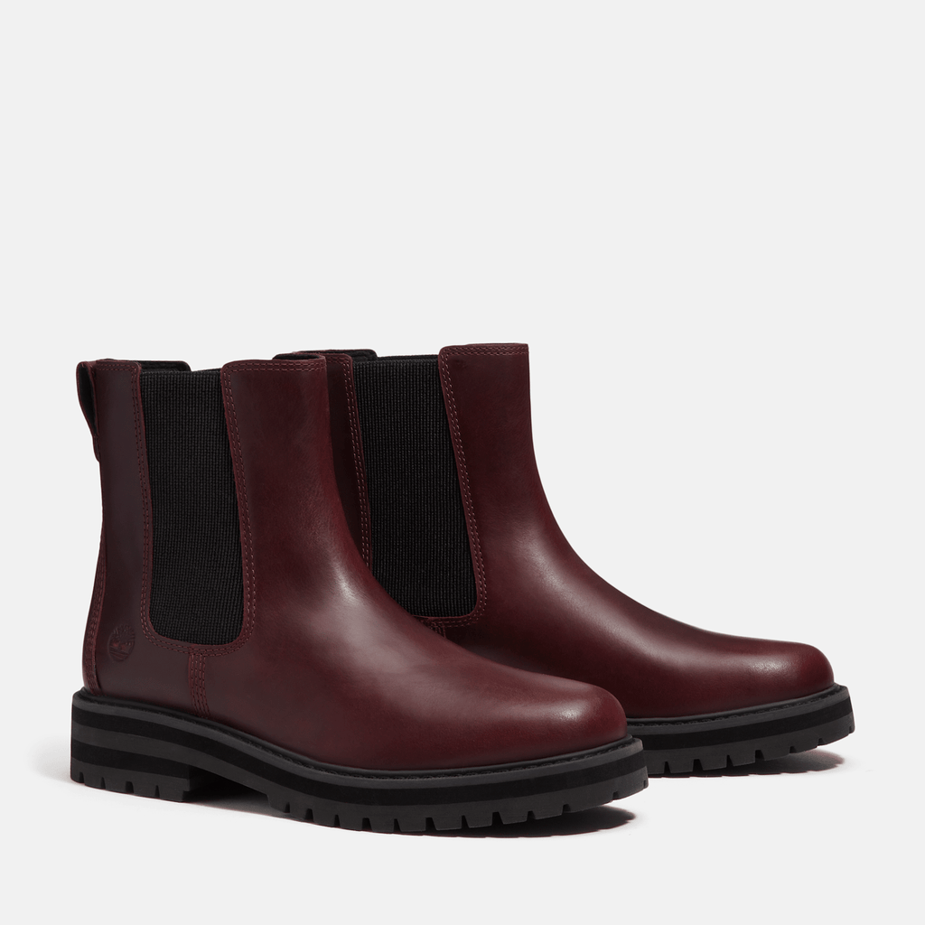 Womens Britton Drive Chelsea Boot TBL Burgundy FullGrain ALT4