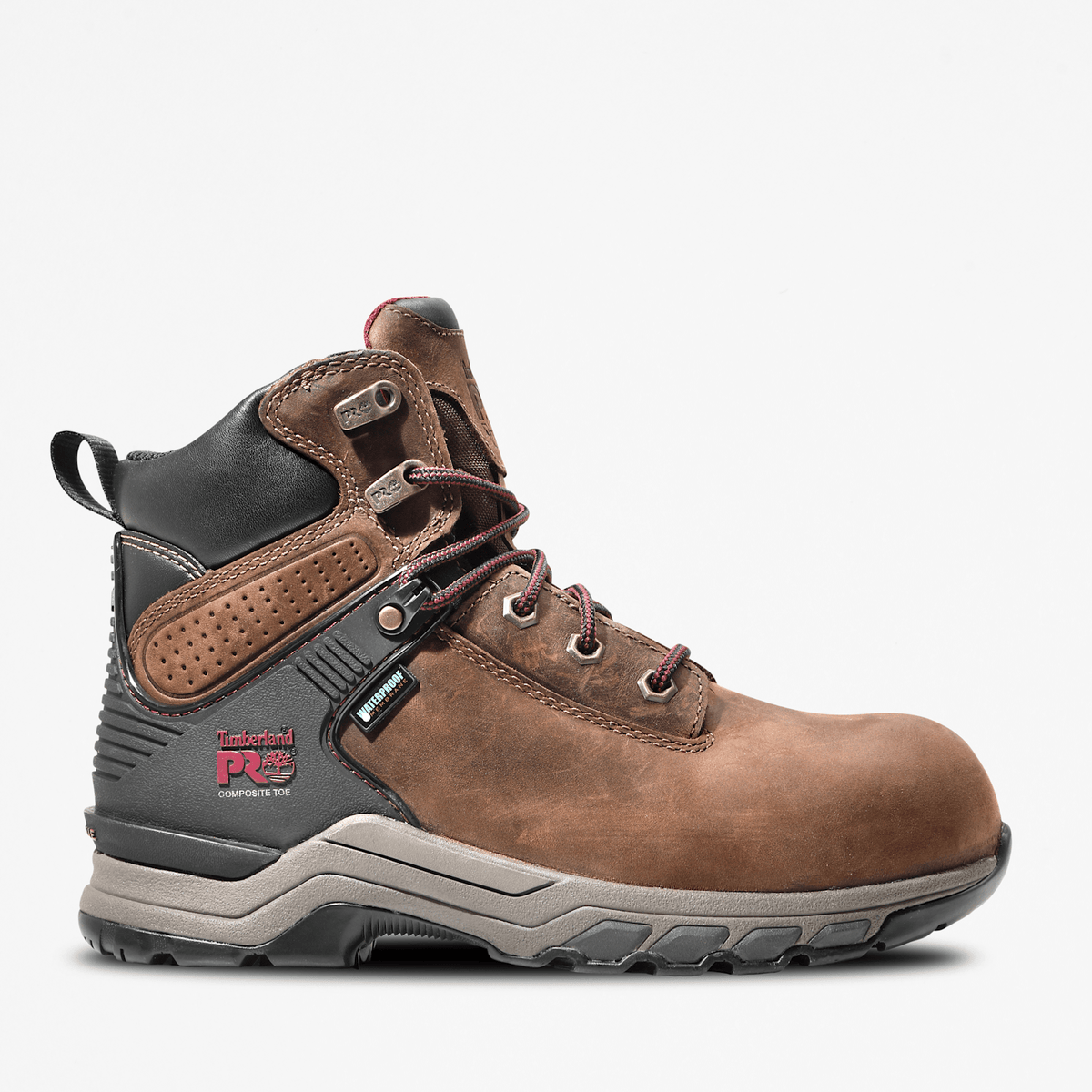 Womens Hypercharge 6 Composite Toe Waterproof Work Boot TBL BrownPurple HERO