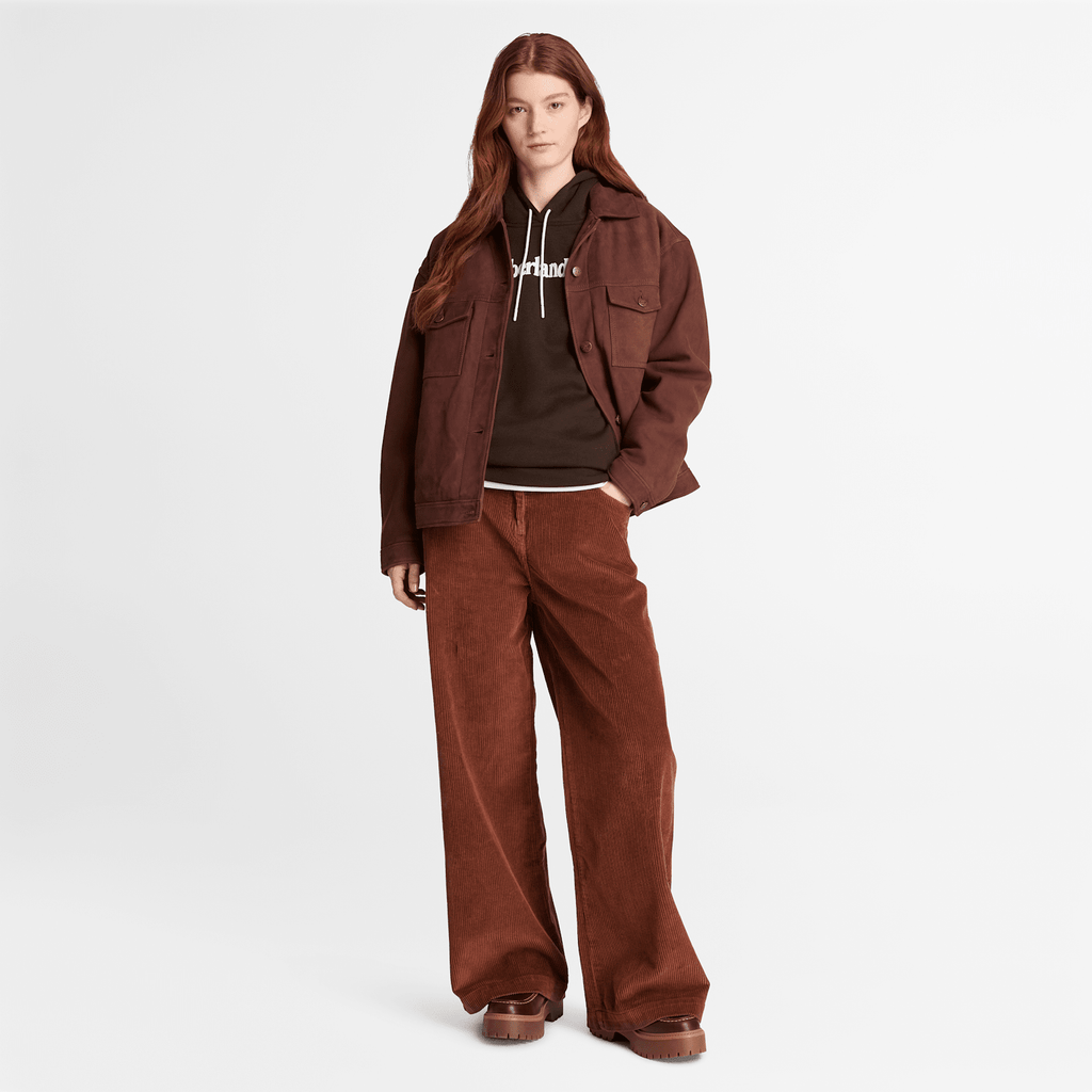 Womens Northwood Hoodie TBL Dark Brown ALT2