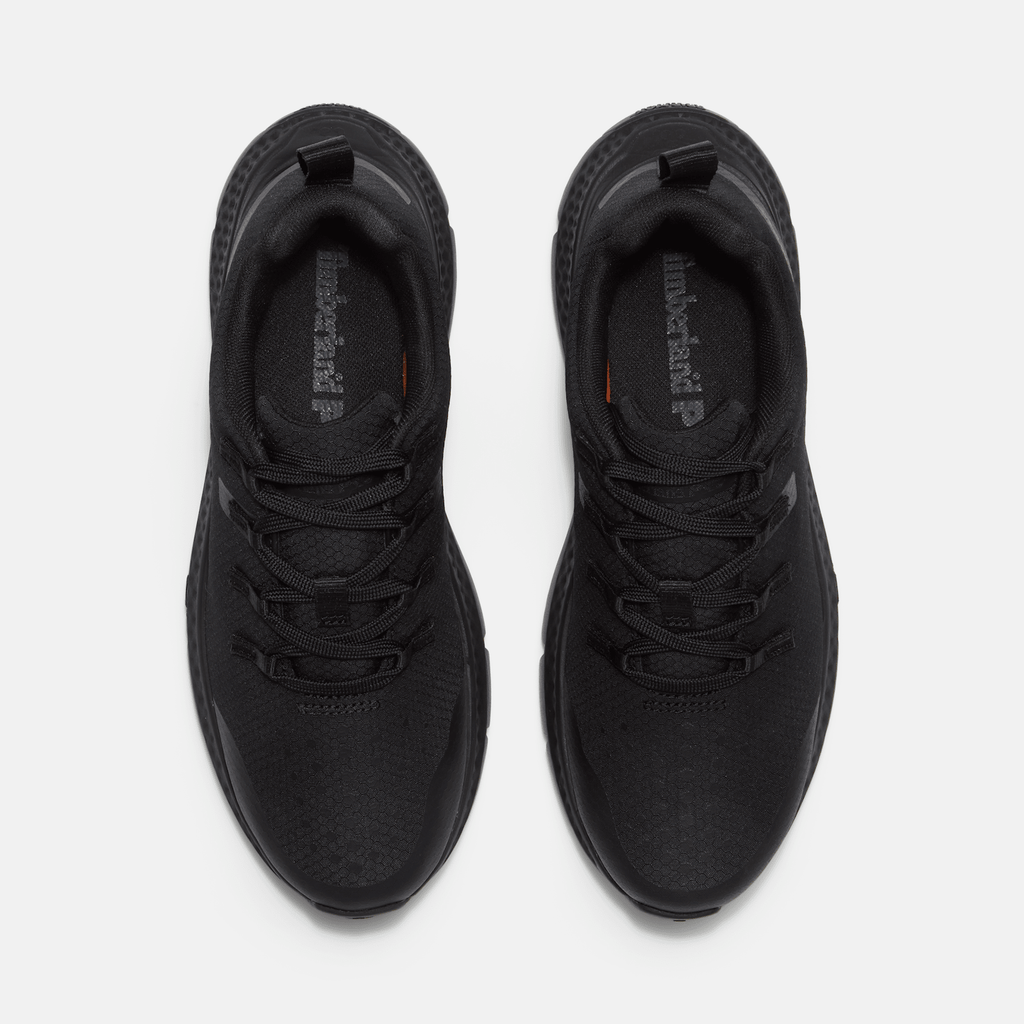 Womens Power Shift SlipResistant Hospitality Work Sneaker TBL Black Ripstop Nylon ALT2