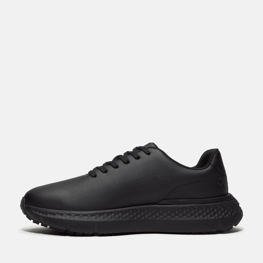 Womens Power Shift SlipResistant Hospitality Work Sneaker TBL Black Leather ALT6
