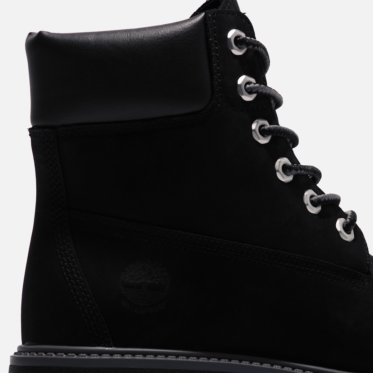 Womens Stone Street 6Inch Waterproof Platform Boot TBL Jet Black ALT7