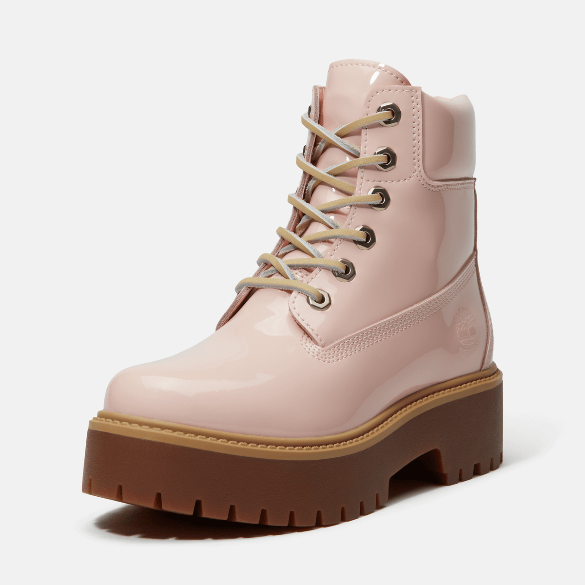 Womens Stone Street 6Inch Waterproof Platform Boot TBL Light Pink Patent Leather ALT10