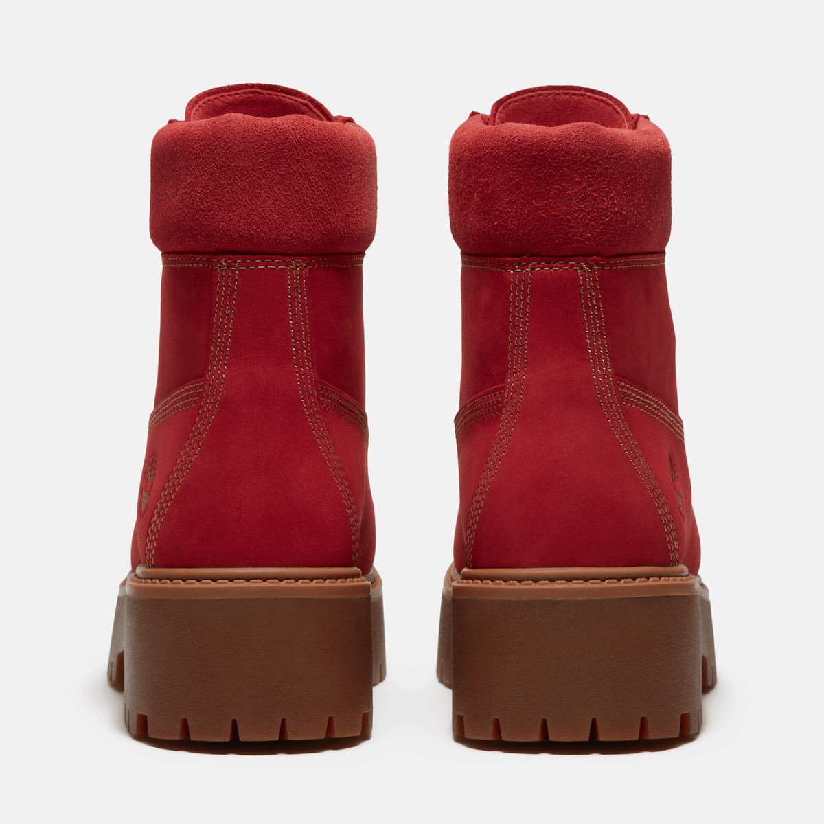 Womens Stone Street 6Inch Waterproof Platform Boot TBL Red Nubuck ALT5