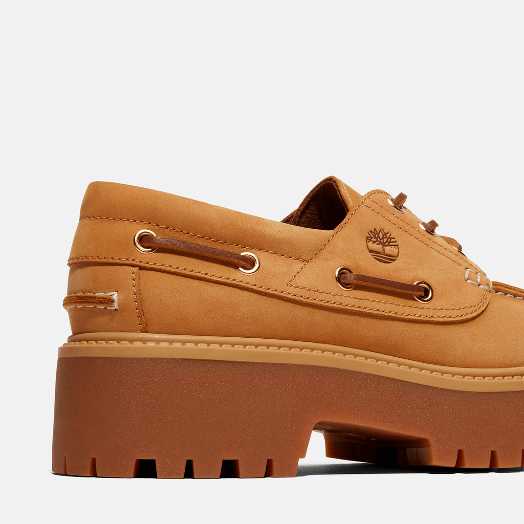 Womens Stone Street Platform Boat Shoe TBL Wheat ALT7