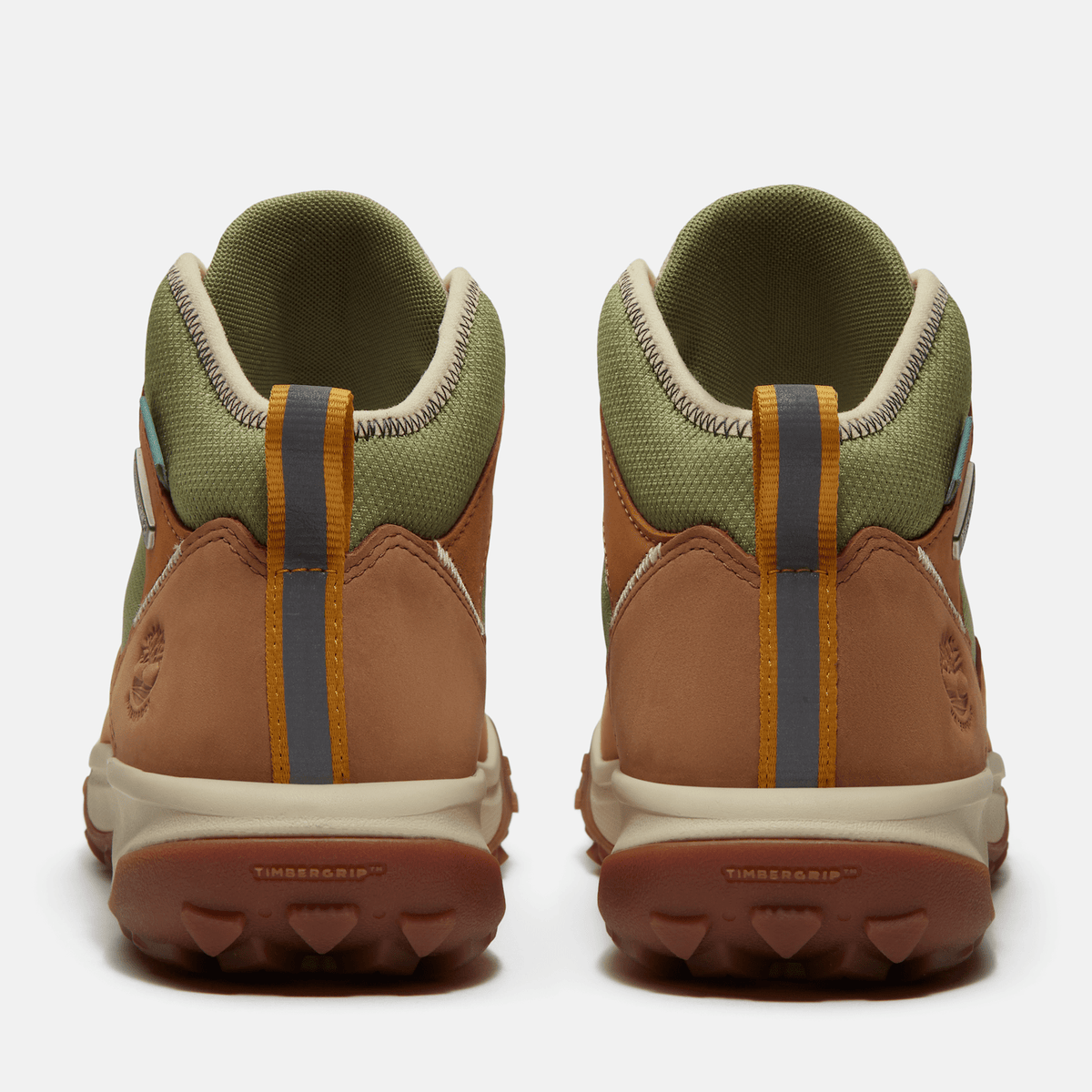 Womens TimberCush Motion 7 Mid Waterproof Sneaker TBL Wheat Nubuck ALT5