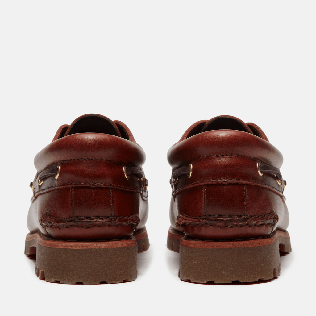 Womens Timberland Authentic 3Eye Boat Shoe TBL Rootbeer ALT5