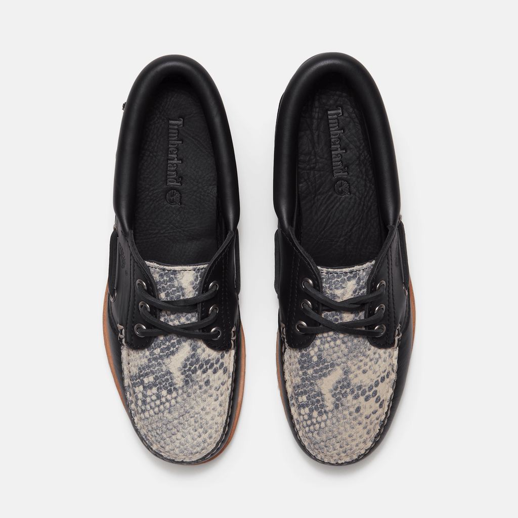 Womens Timberland Authentic Boat Shoe TBL Snake Print Suede ALT2