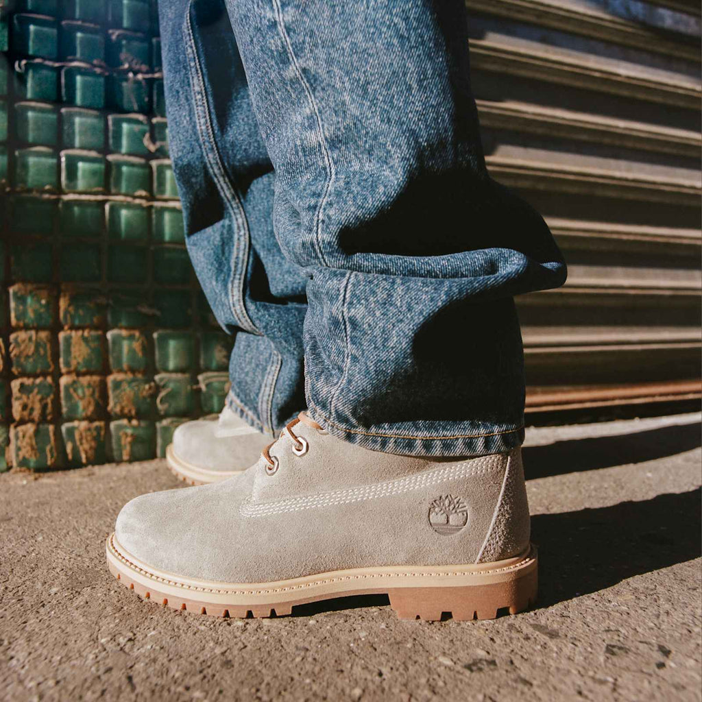 Womens Timberland Premium 6Inch Boot TBL Medium Grey Suede ALTA