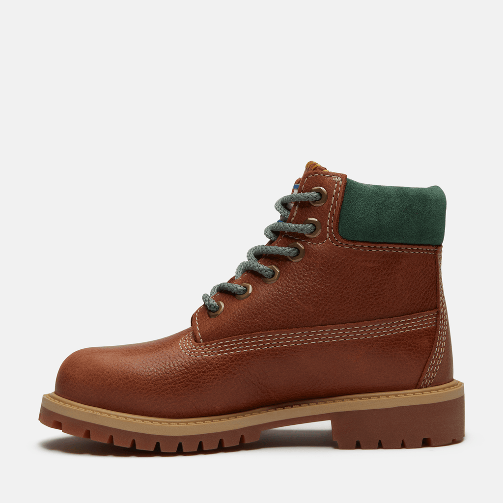 Youth Timberland Premium 6Inch Waterproof Boot TBL Rust FullGrain ALT6