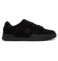 Introducing the Men’s Central Shoes by DC Shoes—a black low-top sneaker designed with black laces and a textured rubber cupsole for superior durability in daily wear. This shoe showcases the iconic DC Shoes logo embossed on the side, embodying genuine DC style.