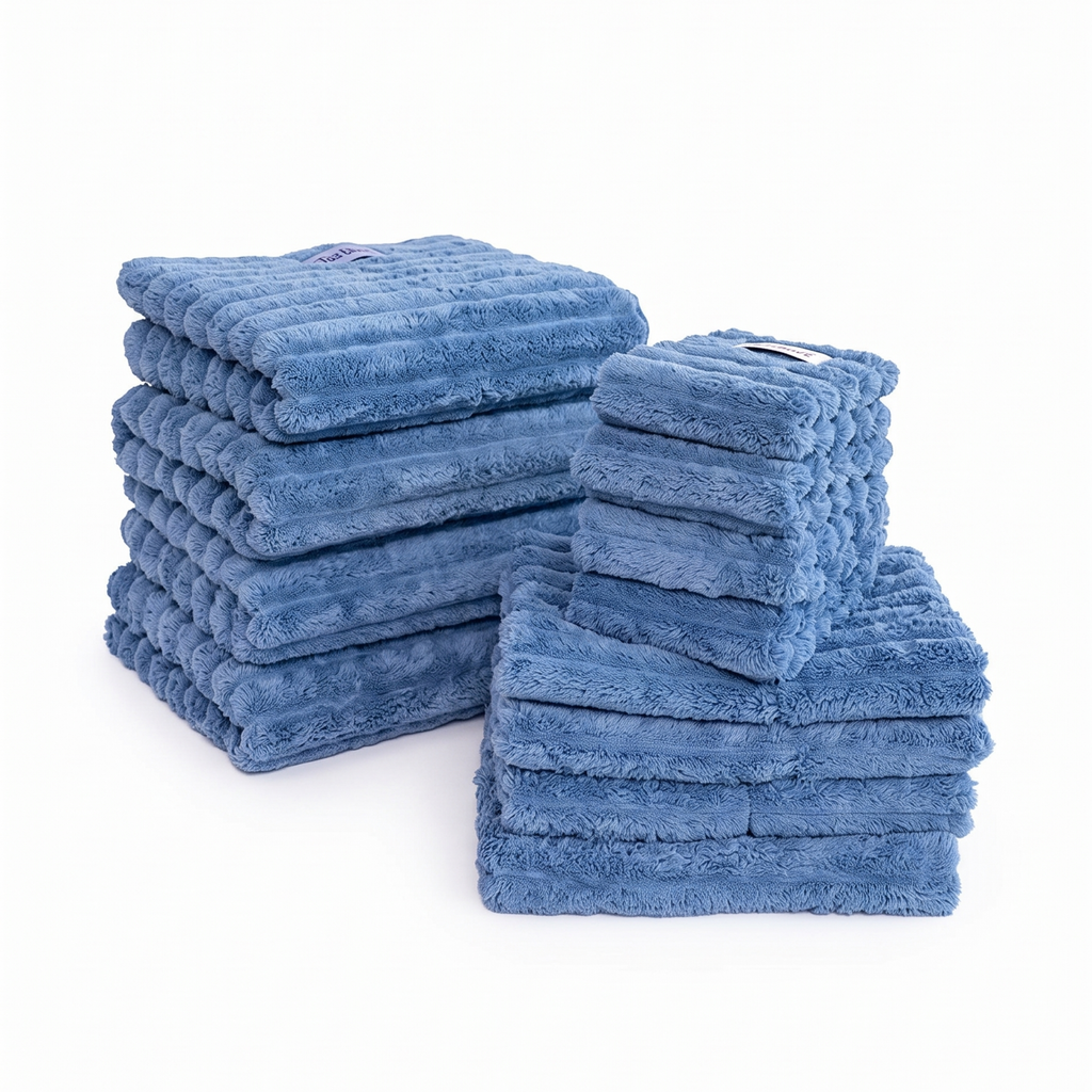 Ribbed Towels Complete Set