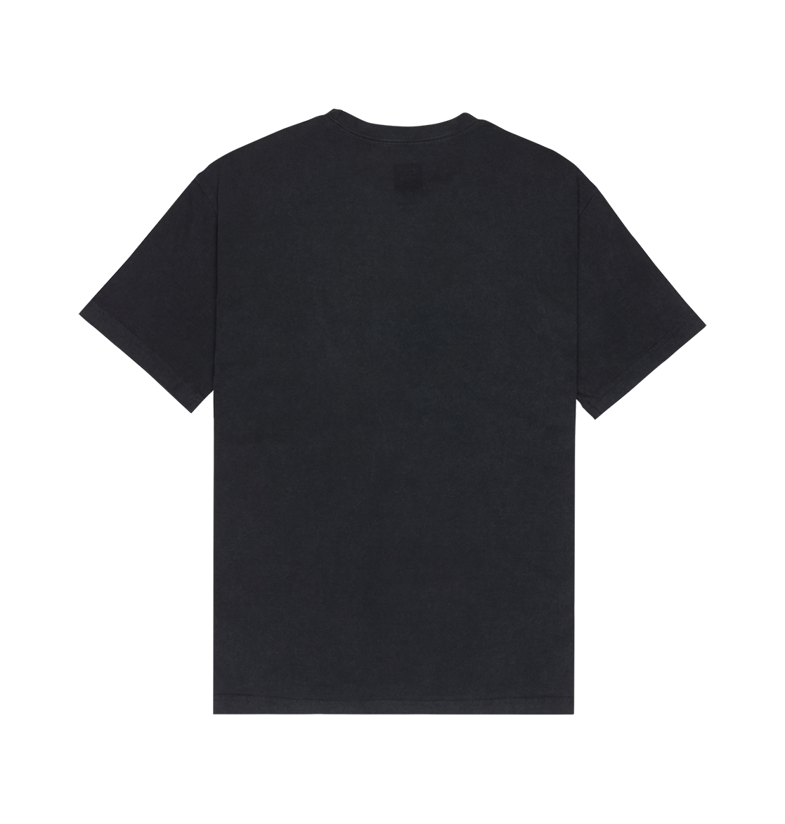 The Men's DC Star Struck Tee by DC Shoes is displayed from the back in a relaxed fit, laid flat against a white background.