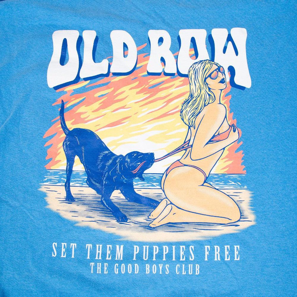 Set Them Puppies Free Pocket Tee