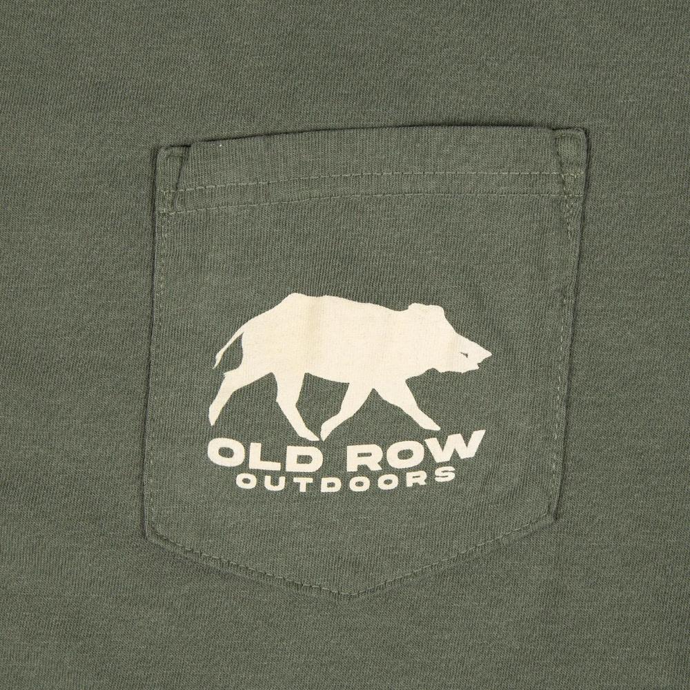 Old Row Outdoors Camo Hog Pocket Tee