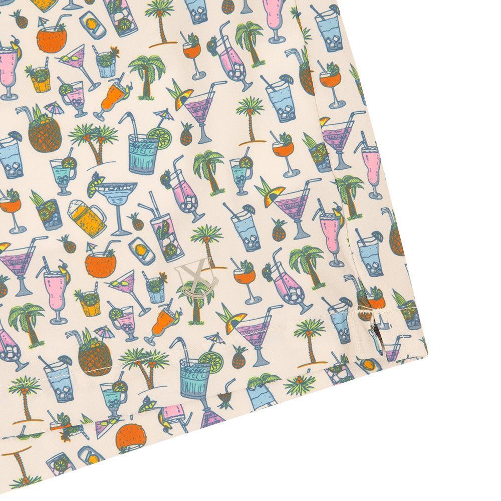 Tropical Drinks Swim Trunks