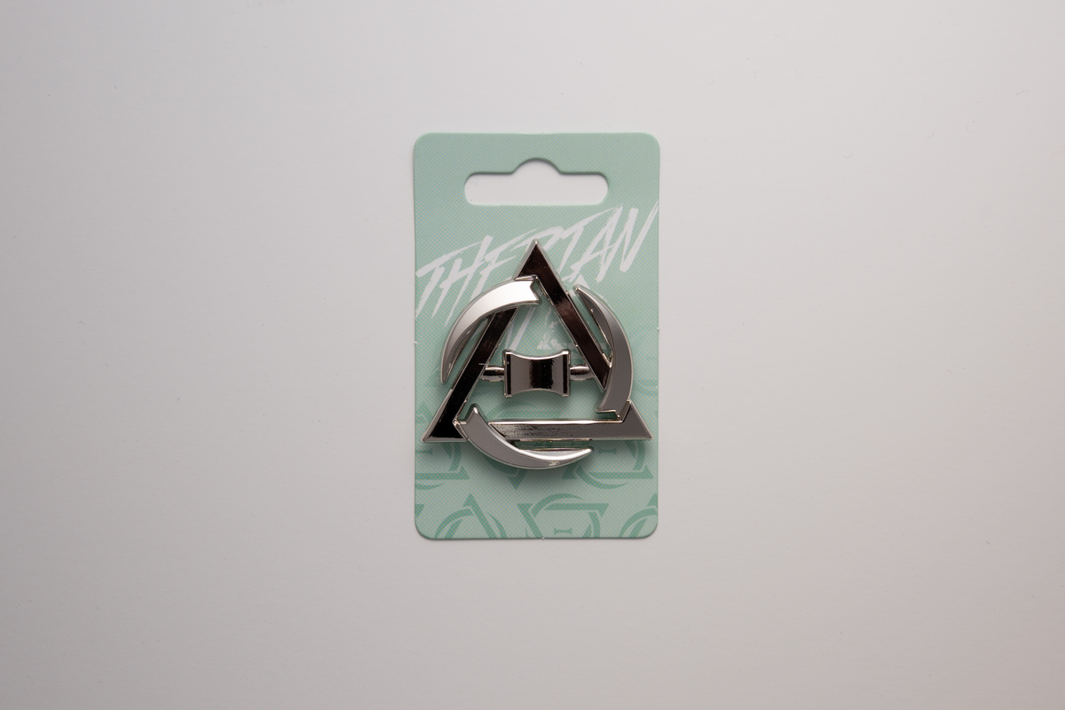 Therian Enamel Pin: Silver